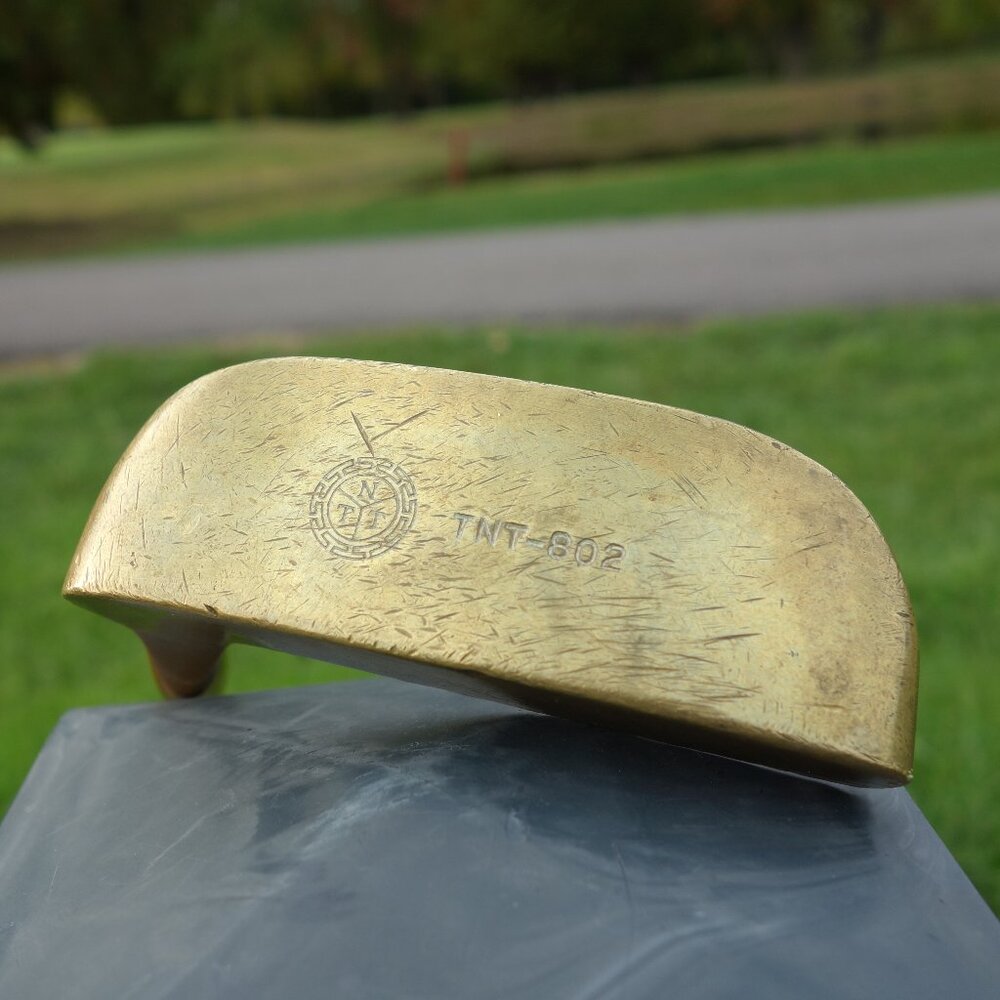 TNT 802 RH Brass Blade Putter